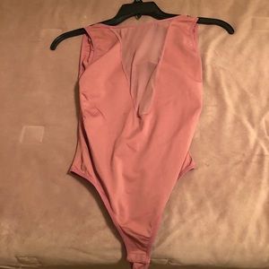 Pink bodysuit